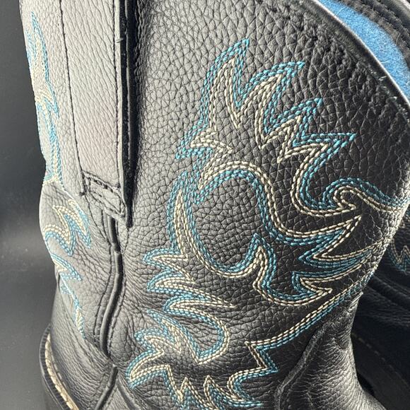 Ariat Fatboy Women's Boots 8.5 Black And Blue - Picture 4 of 7